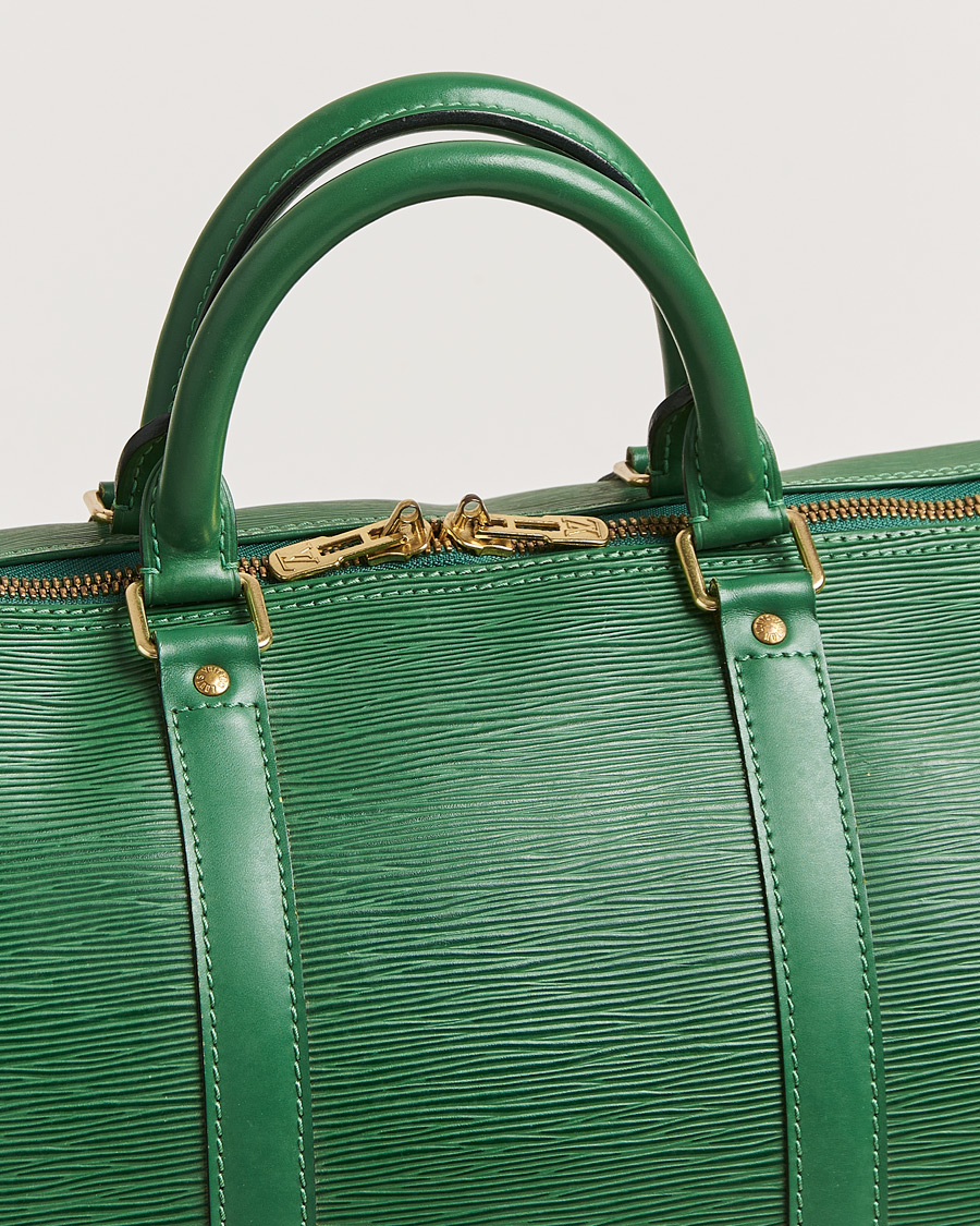 Mies | Louis Vuitton Pre-Owned Keepall 50 Epi Leather Bag Green | Louis Vuitton Pre-Owned | Keepall 50 Epi Leather Bag Green