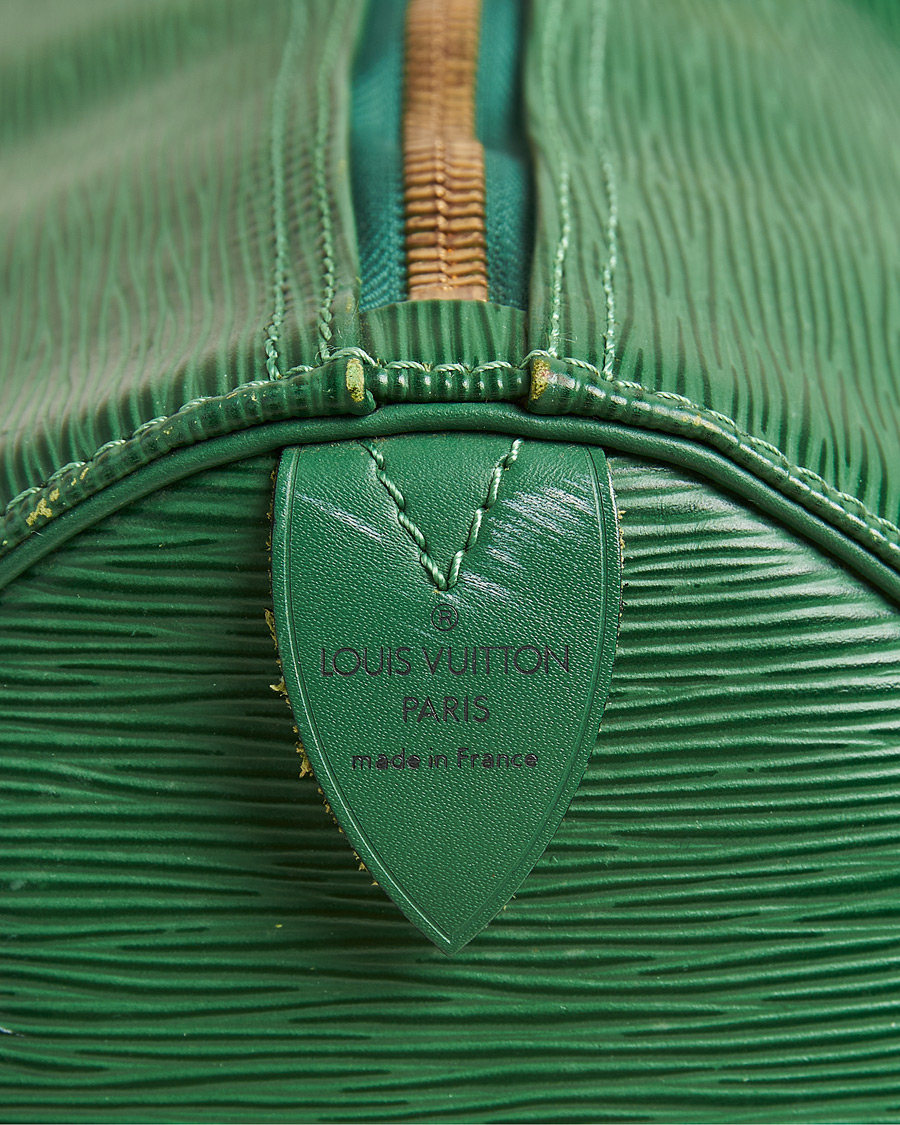 Mies | Louis Vuitton Pre-Owned Keepall 50 Epi Leather Bag Green | Louis Vuitton Pre-Owned | Keepall 50 Epi Leather Bag Green