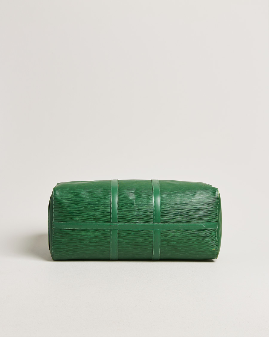 Mies | Louis Vuitton Pre-Owned Keepall 50 Epi Leather Bag Green | Louis Vuitton Pre-Owned | Keepall 50 Epi Leather Bag Green