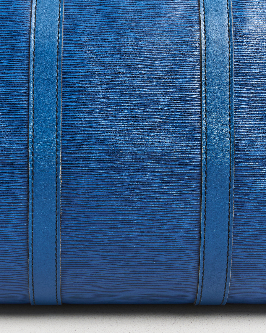 Mies | Louis Vuitton Pre-Owned Keepall 55 EPI Leather Bag Blue | Louis Vuitton Pre-Owned | Keepall 55 EPI Leather Bag Blue