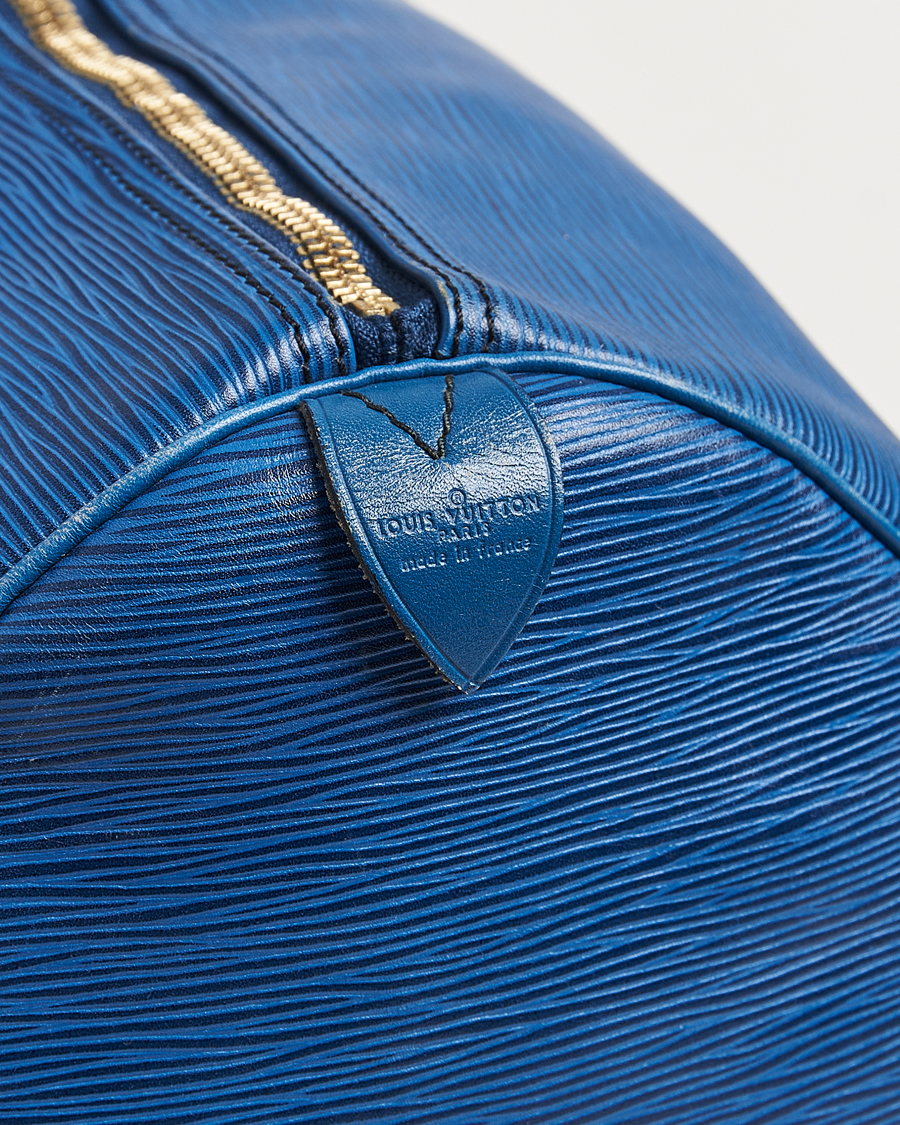 Mies | Louis Vuitton Pre-Owned Keepall 55 EPI Leather Bag Blue | Louis Vuitton Pre-Owned | Keepall 55 EPI Leather Bag Blue