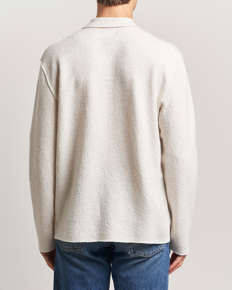 Mies | Puserot | NN07 | Jonas Boiled Wool Cardigan Ivory