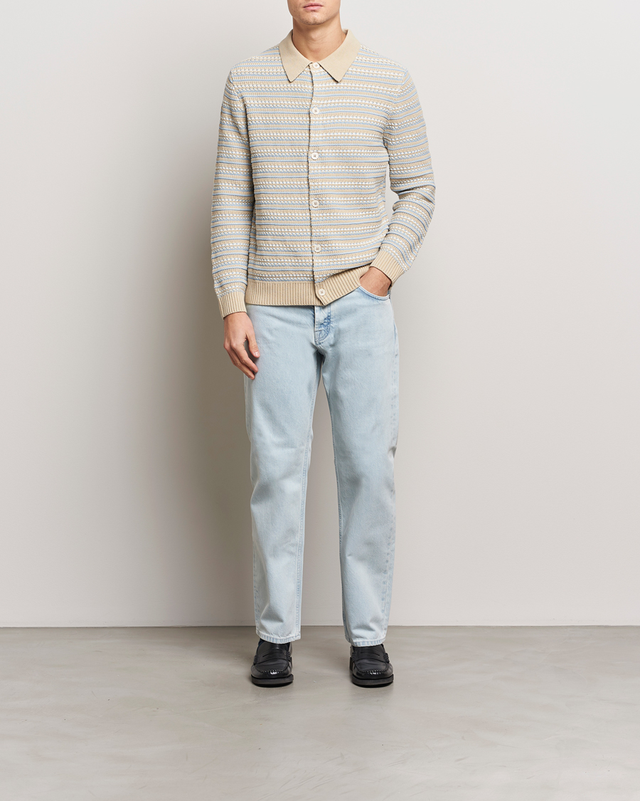 Mies | Puserot | NN07 | Jackie Cotton Structured Cardigan Multi