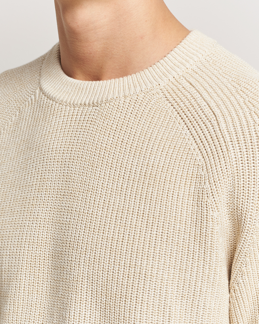Mies | Puserot | NN07 | Jacobo Cotton Knitted Sweater Ivory