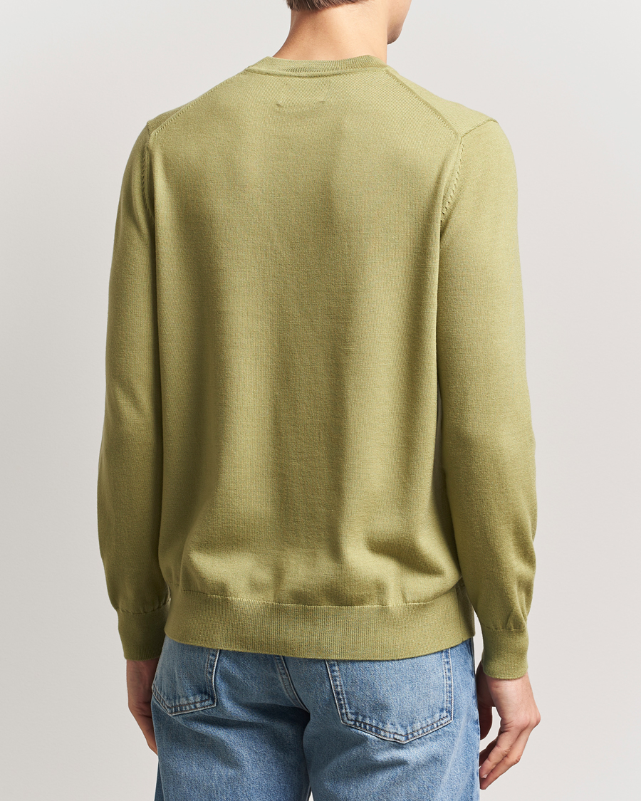 Mies | Puserot | NN07 | Ted Merino Crew Neck Pullover Evergreen
