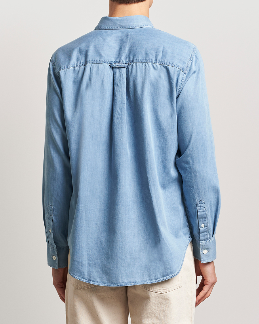 Mies | Kauluspaidat | NN07 | Colby Denim Shirt Bleached Indigo