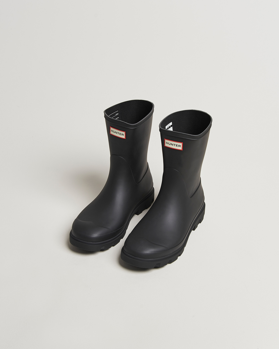 Mies | Kalossit & Kumisaappaat | Hunter Boots | Downpour Short Boot Black