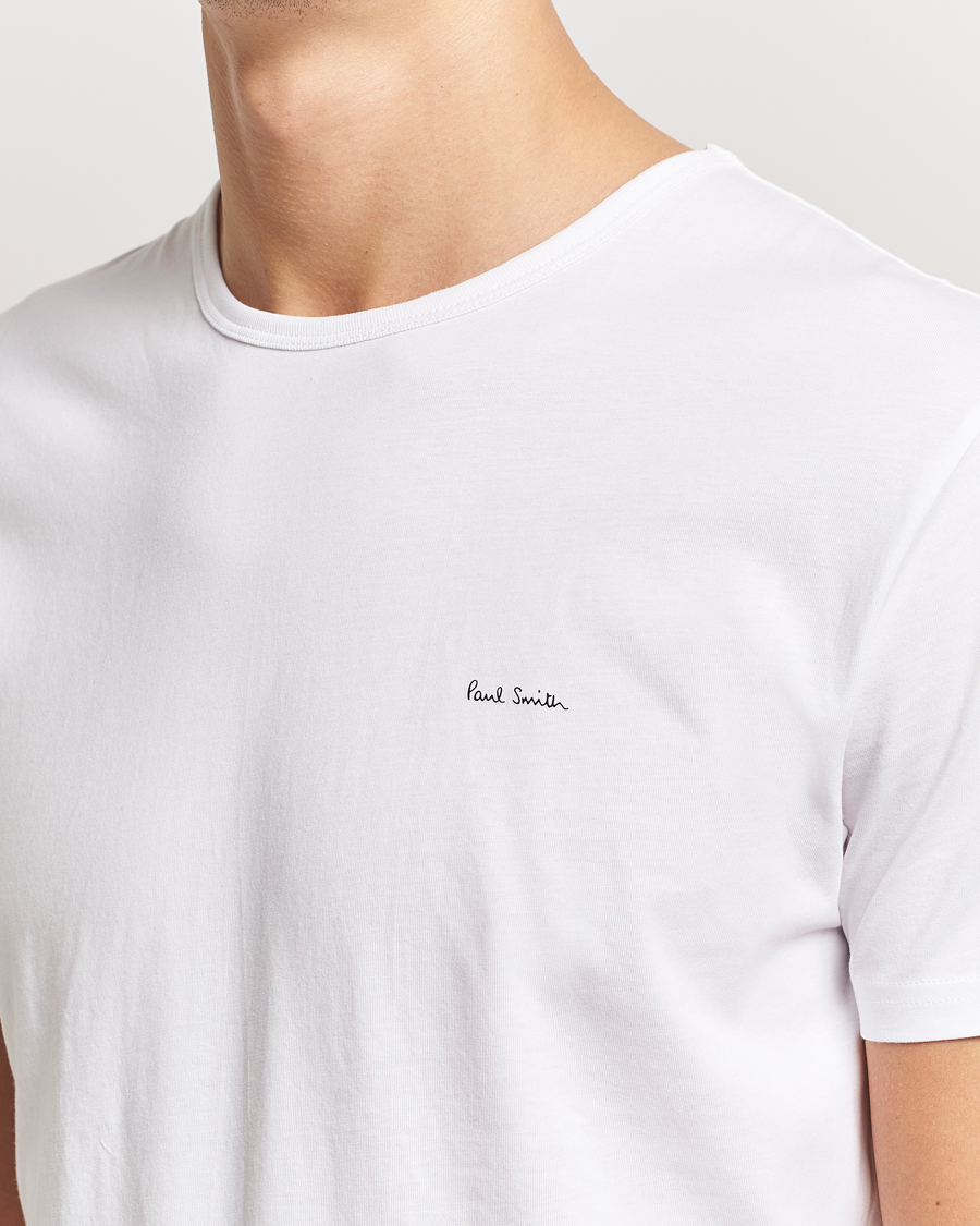 Mies | T-paidat | Paul Smith | 3-Pack Crew Neck T-Shirt White