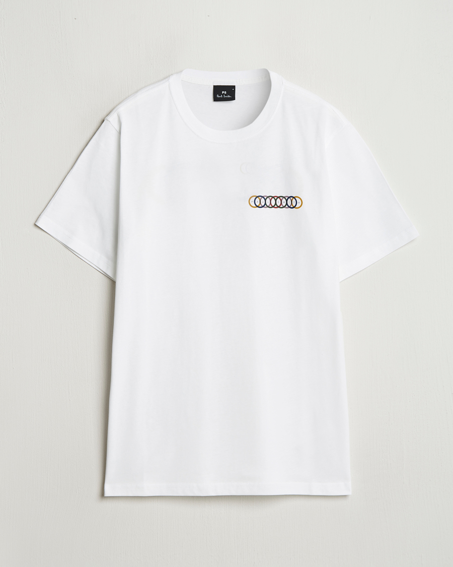 Mies | T-paidat | PS Paul Smith | Multi Circles Crew Neck T-Shirt White