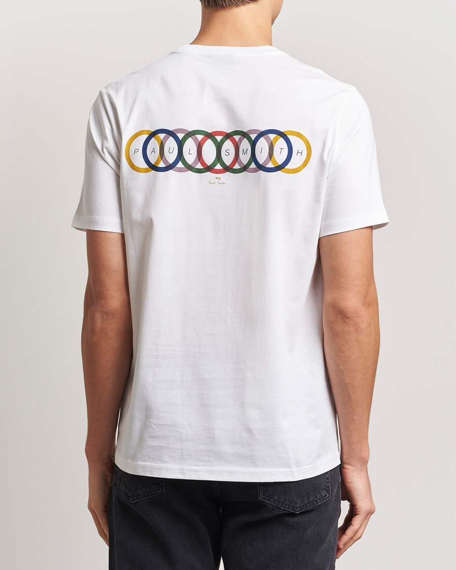 Mies | T-paidat | PS Paul Smith | Multi Circles Crew Neck T-Shirt White