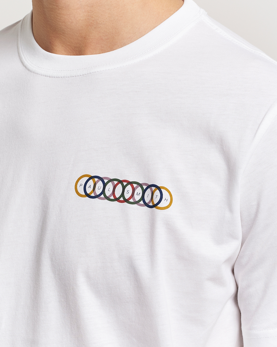 Mies | T-paidat | PS Paul Smith | Multi Circles Crew Neck T-Shirt White
