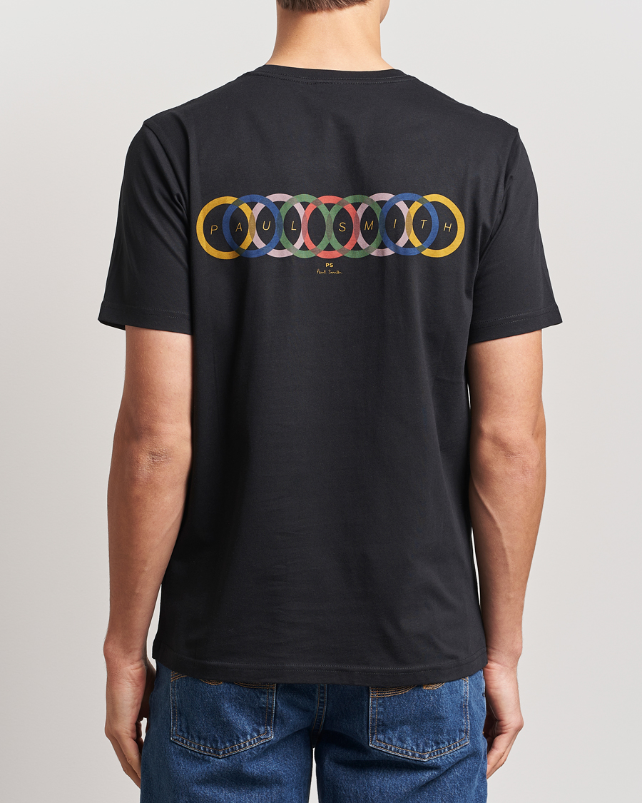 Mies | T-paidat | PS Paul Smith | Multi Circles Crew Neck T-Shirt Black