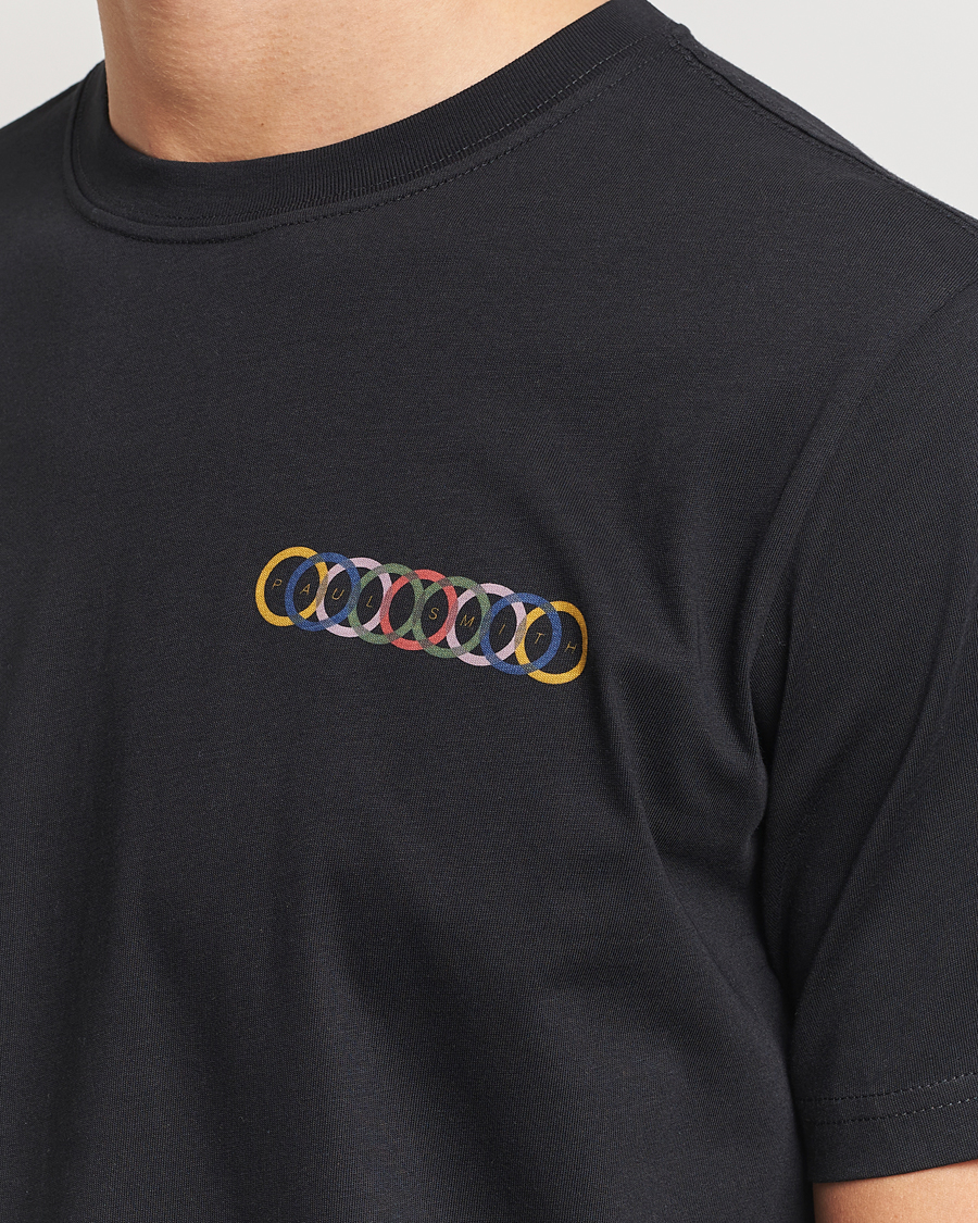 Mies | T-paidat | PS Paul Smith | Multi Circles Crew Neck T-Shirt Black