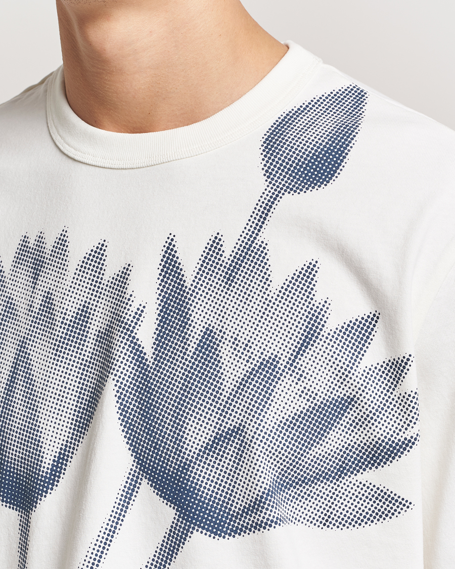 Mies | T-paidat | PS Paul Smith | Flower Printed Crew Neck T-Shirt White