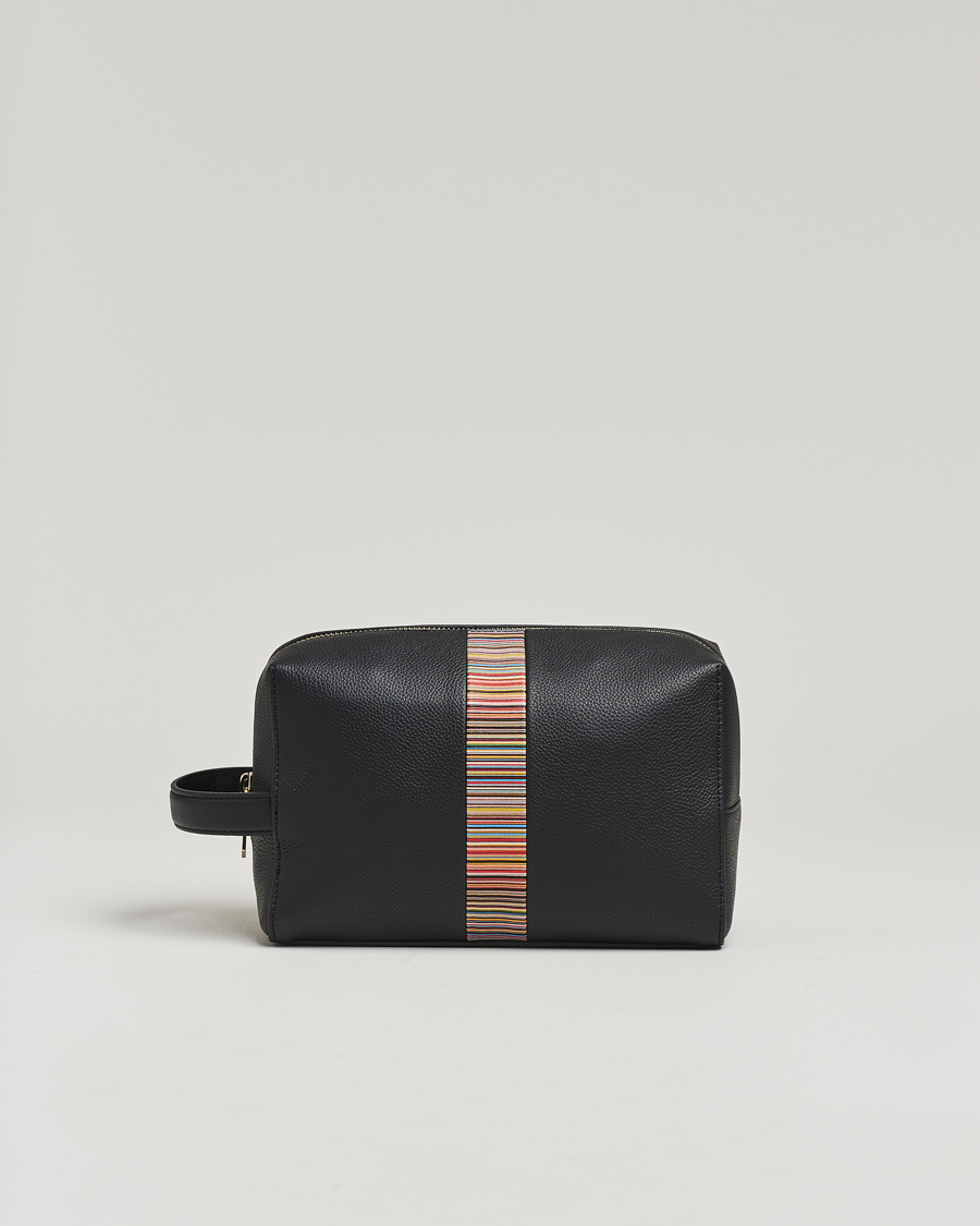 Mies | Paul Smith Signature Trim Washbag Black | Paul Smith | Signature Trim Washbag Black