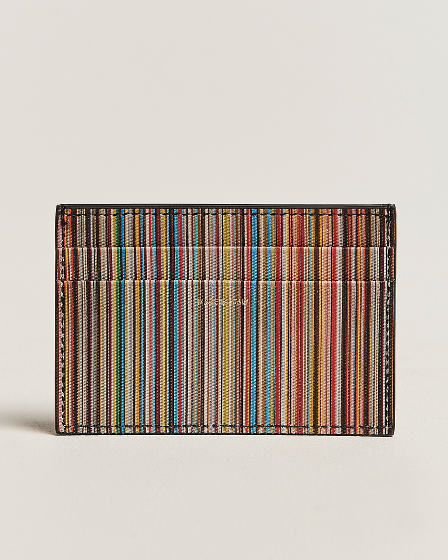 Mies | Lompakot | Paul Smith | Paul SmithSignature Stripe Card HolderBlack