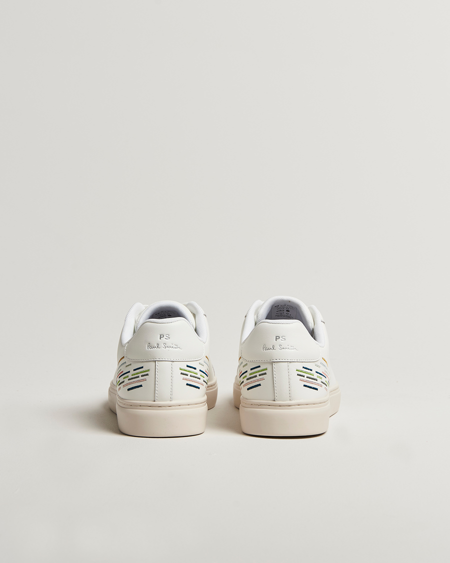 Mies | Tennarit | PS Paul Smith | Rex Embroidered Leather Sneaker White