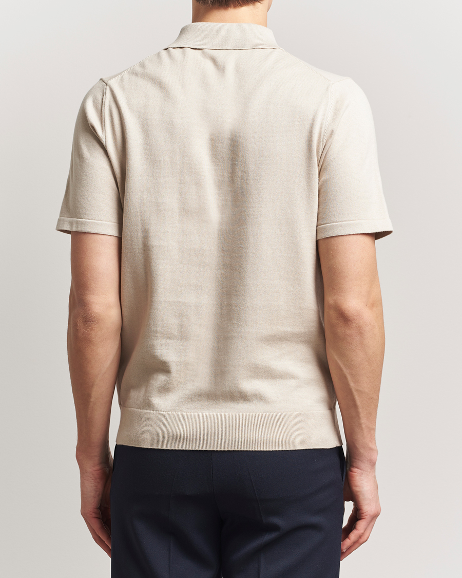 Mies | Pikeet | PS Paul Smith | Cotton Knitted Half Zip Polo Off White
