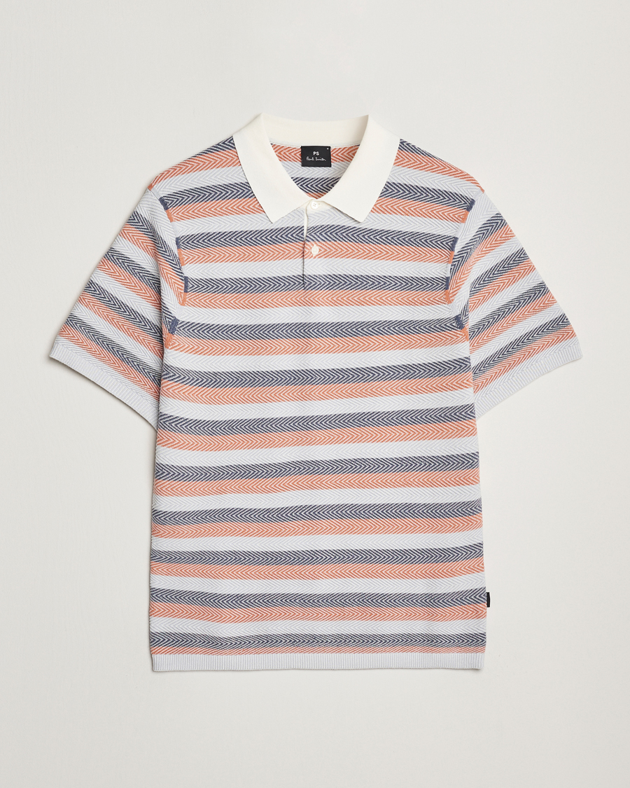 Mies | Pikeet | PS Paul Smith | Striped Knitted Polo Multi