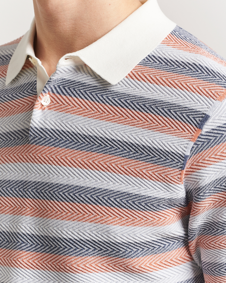 Mies | Pikeet | PS Paul Smith | Striped Knitted Polo Multi