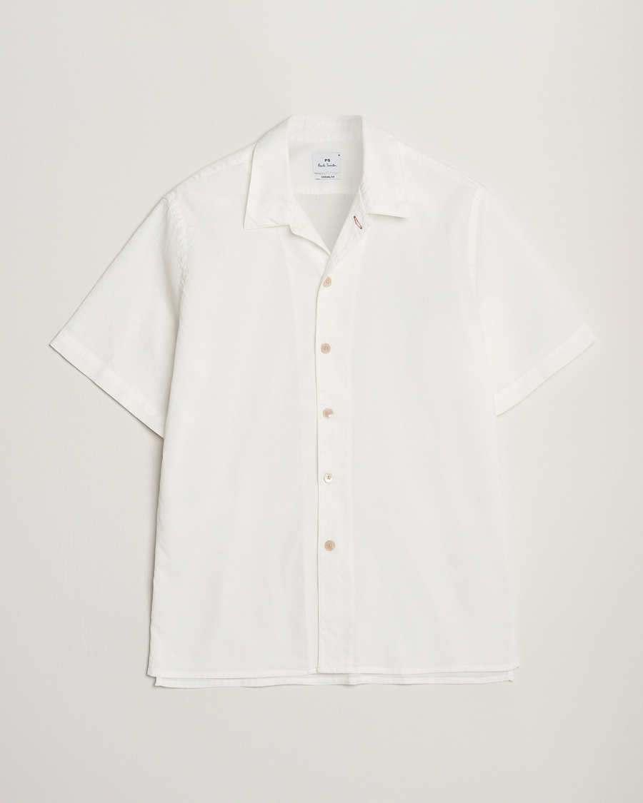 Mies | Kauluspaidat | PS Paul Smith | Structured Short Sleeve Shirt White