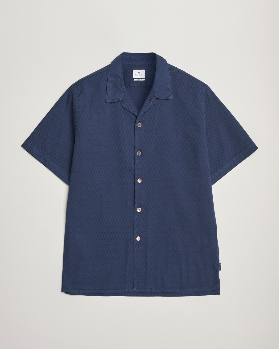 Mies | Kauluspaidat | PS Paul Smith | Structured Short Sleeve Shirt Navy