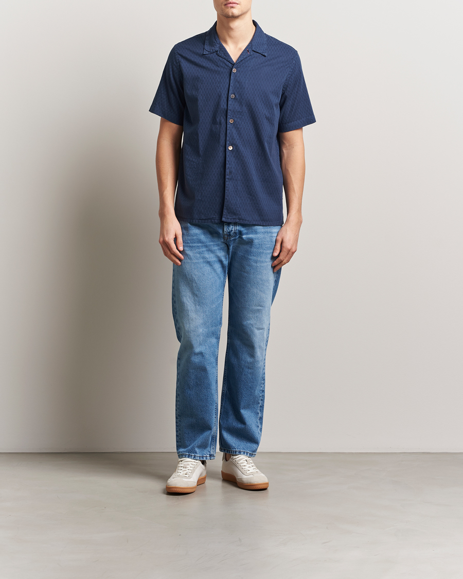 Mies | Kauluspaidat | PS Paul Smith | Structured Short Sleeve Shirt Navy