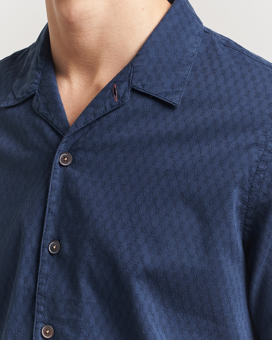 Mies | Kauluspaidat | PS Paul Smith | Structured Short Sleeve Shirt Navy