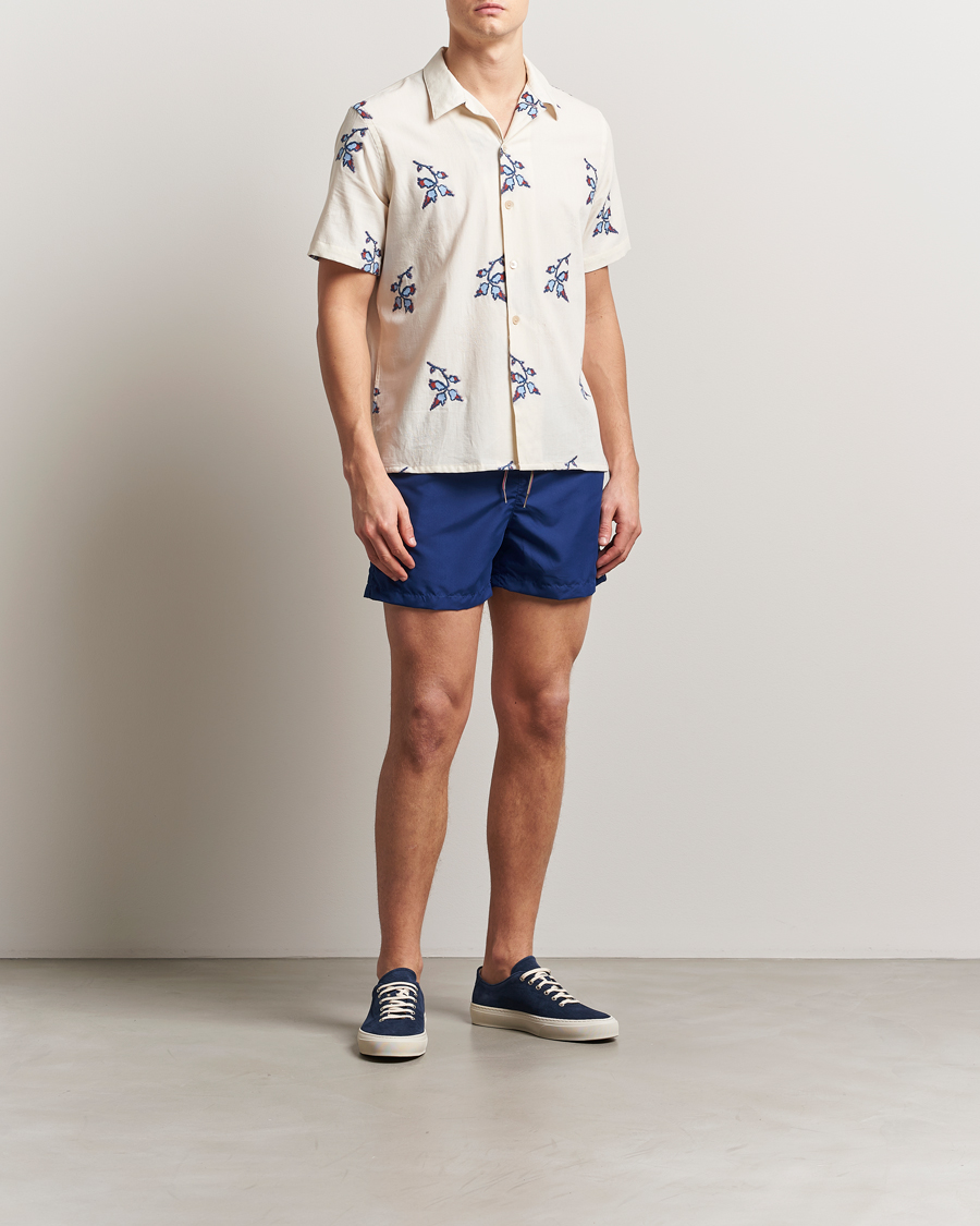 Mies | Kauluspaidat | PS Paul Smith | Flower Short Sleeve Shirt Off White