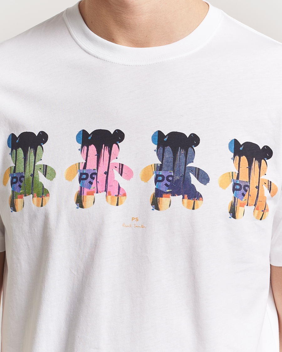 Mies | T-paidat | PS Paul Smith | Teddy Printed T-Shirt White
