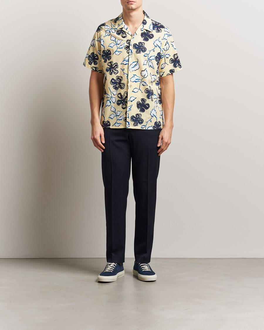 Mies | Kauluspaidat | PS Paul Smith | Floral Short Sleeve Shirt Yellow
