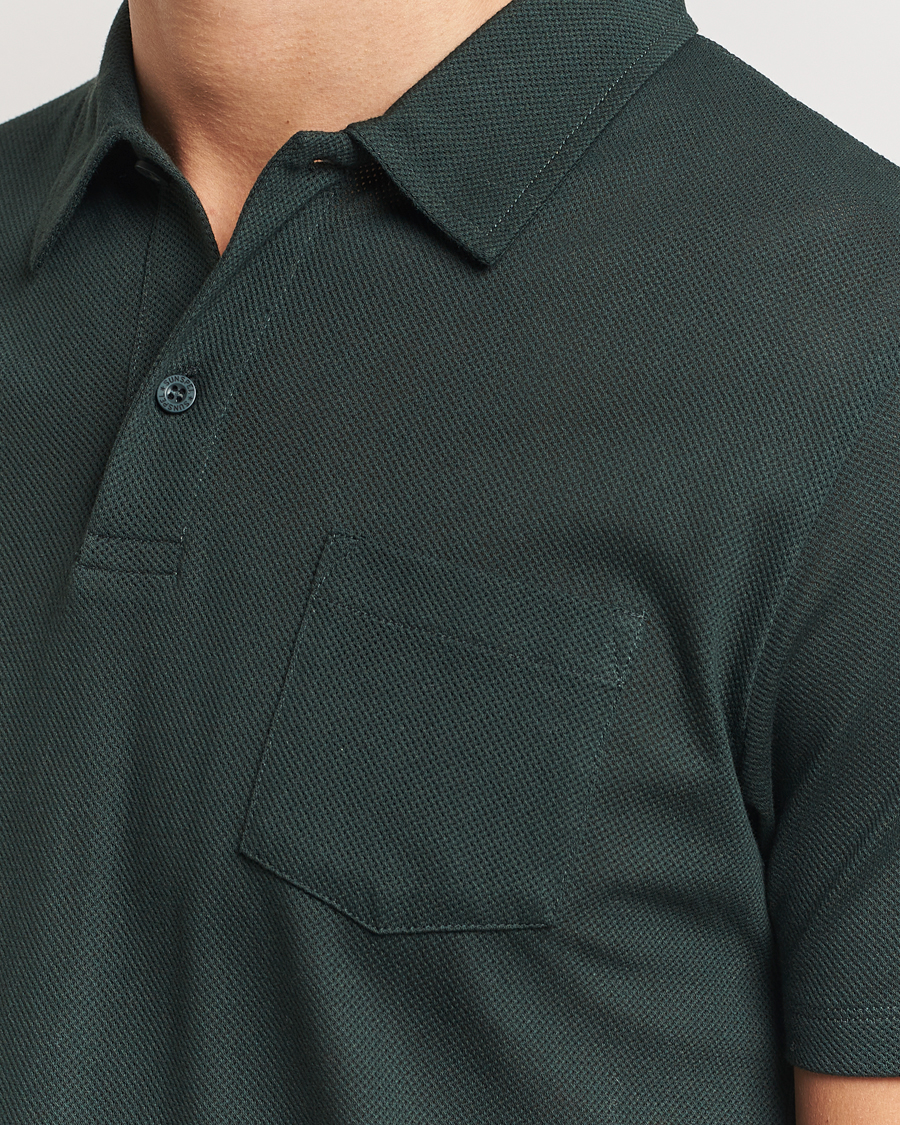 Mies | Pikeet | Sunspel | Riviera Polo Shirt Dark Green