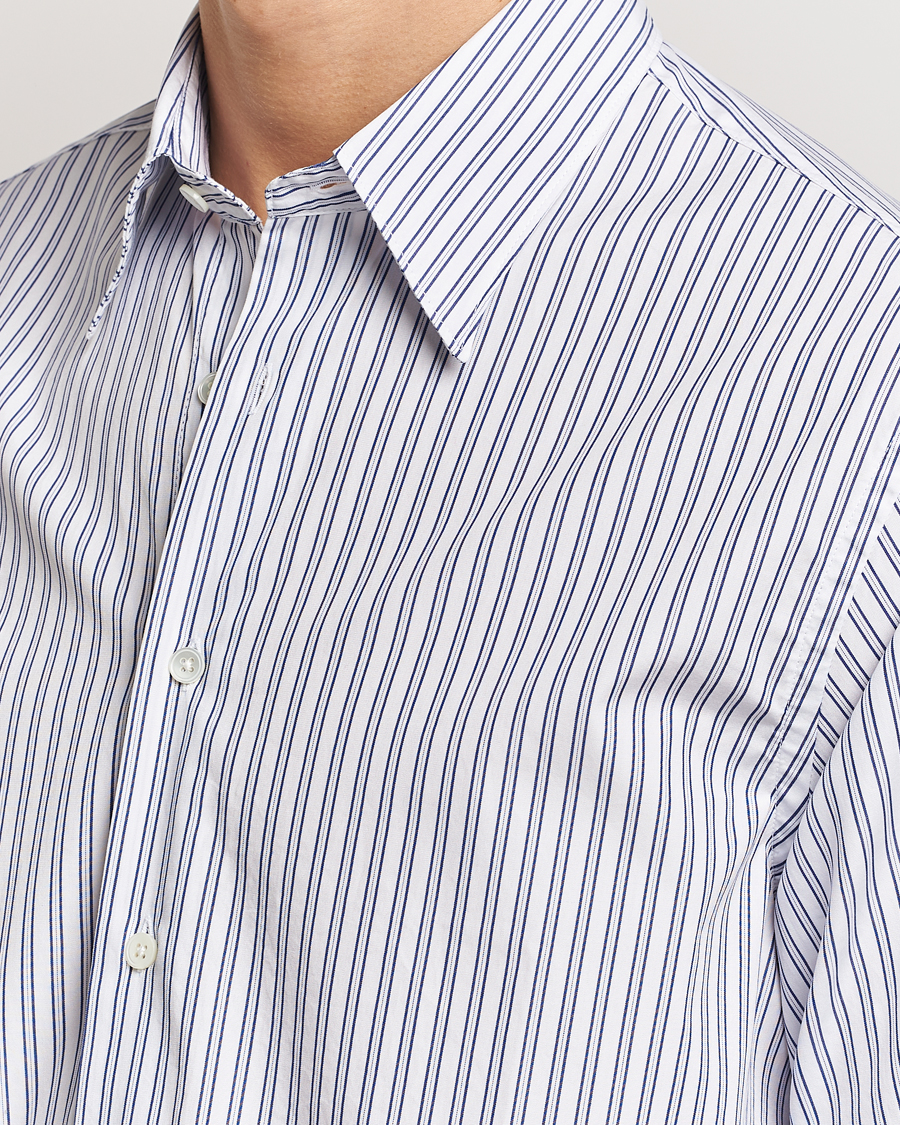 Mies | Kauluspaidat | Sunflower | Base Shirt White/Blue