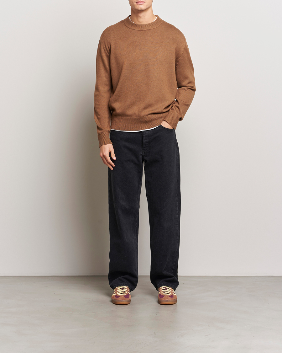 Mies | Puserot | Sunflower | Moon Merino Sweater Camel
