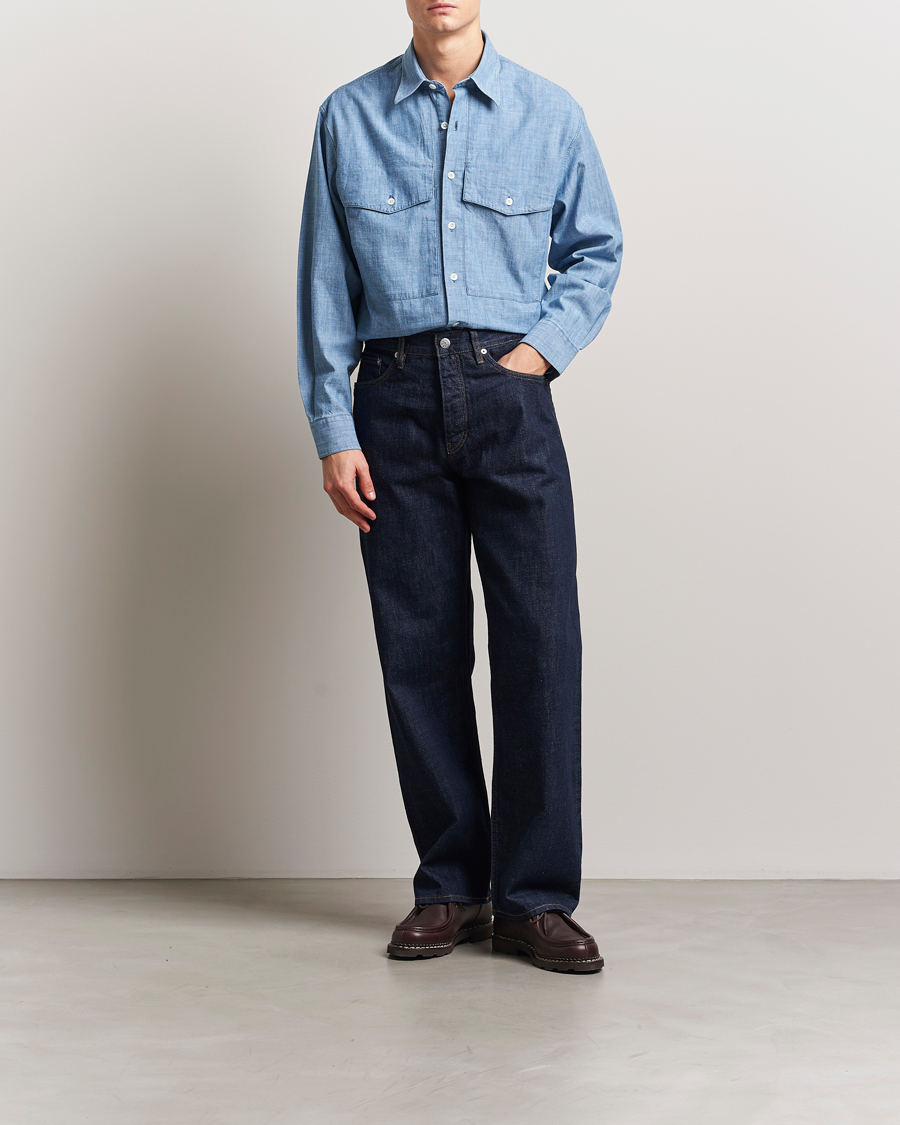 Mies | Kauluspaidat | Sunflower | Loose Jeans Simple Rinse Blue