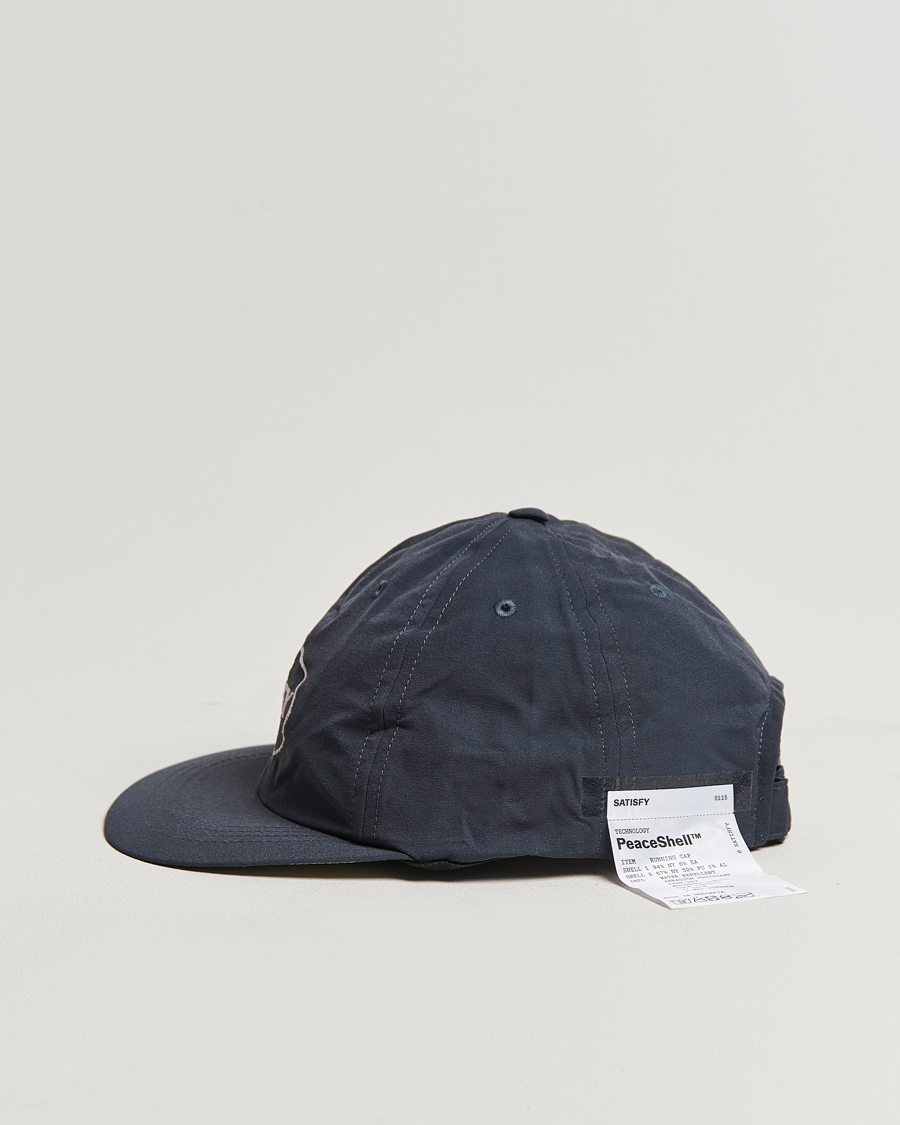 Mies | Satisfy PeaceShell Running Cap Charcoal | Satisfy | PeaceShell Running Cap Charcoal
