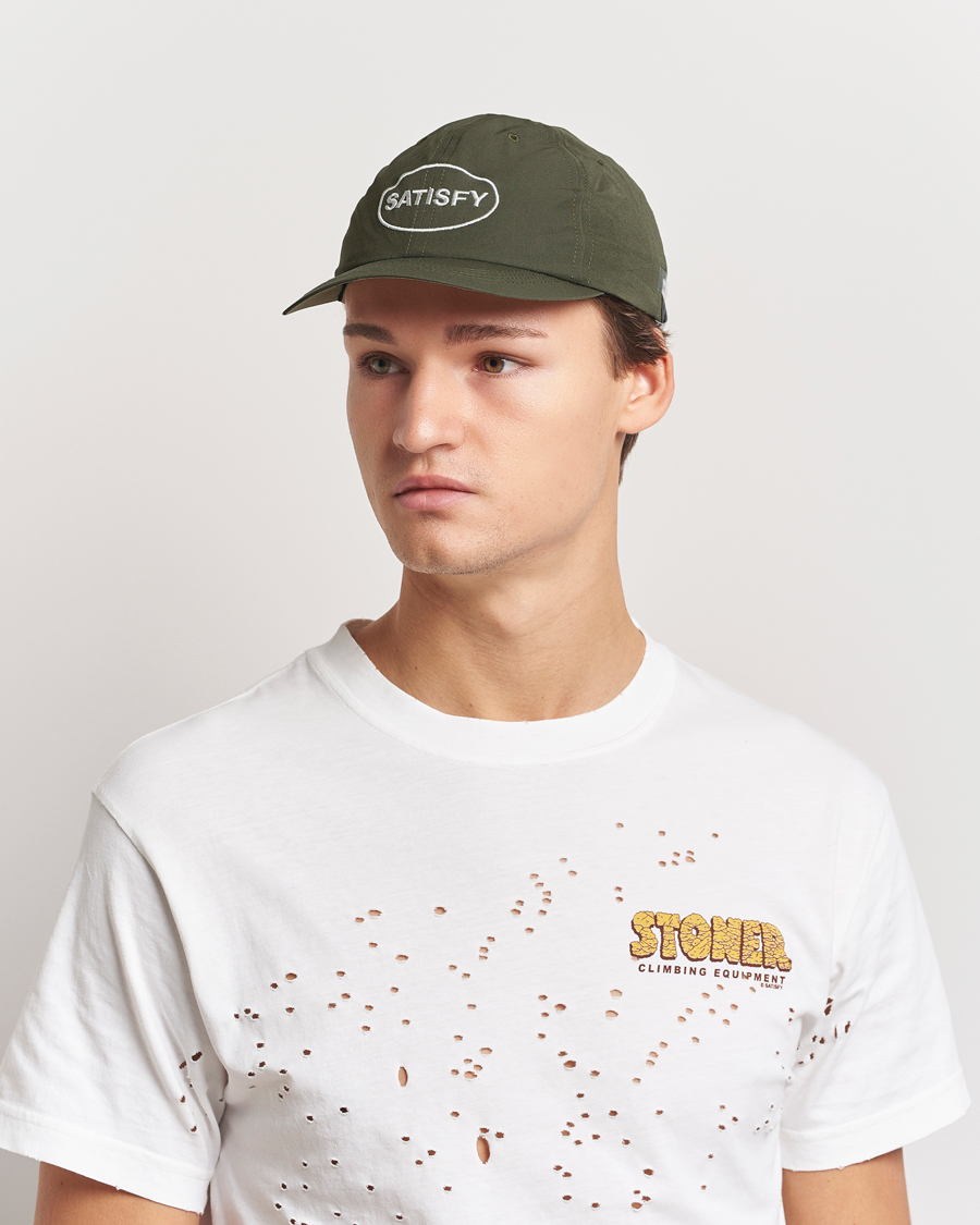 Mies | Satisfy PeaceShell Running Cap Olive | Satisfy | PeaceShell Running Cap Olive