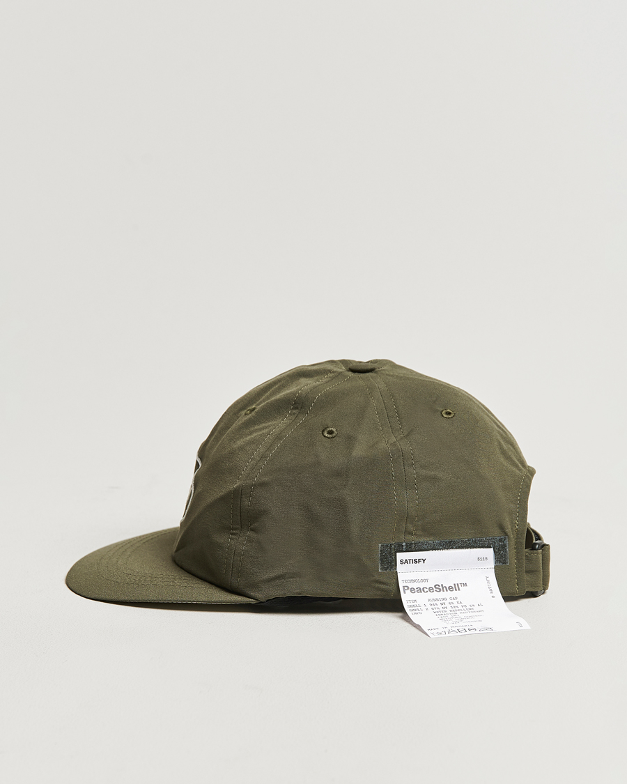 Mies | Satisfy PeaceShell Running Cap Olive | Satisfy | PeaceShell Running Cap Olive
