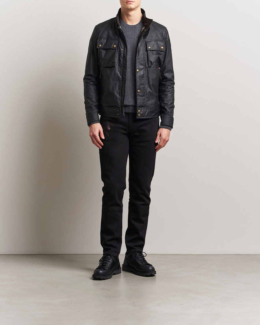 Mies | Takit | Belstaff | Racemaster Waxed Jacket Black