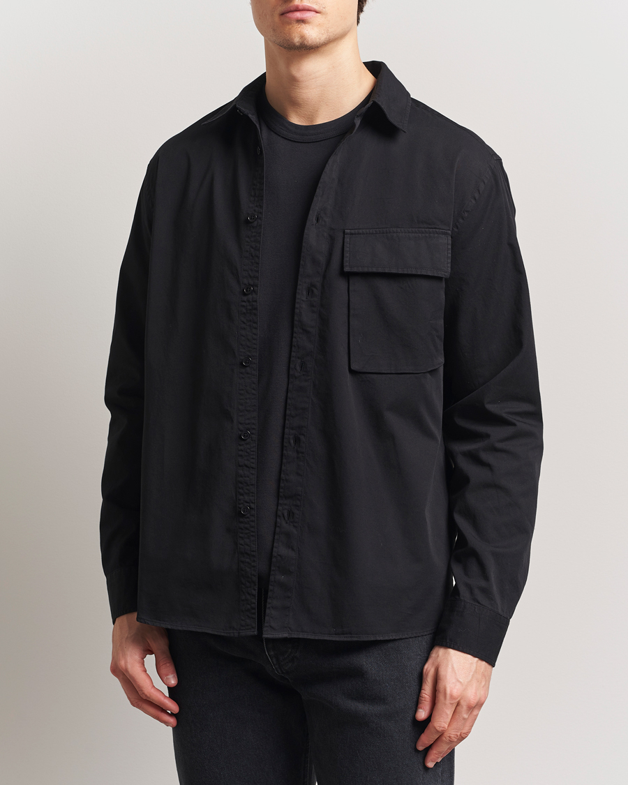 Mies | Kauluspaidat | Belstaff | Scale Cotton Pocket Shirt Black