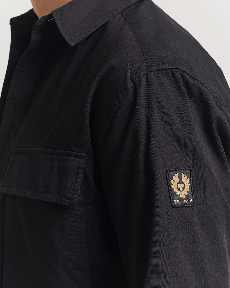 Mies | Kauluspaidat | Belstaff | Scale Cotton Pocket Shirt Black