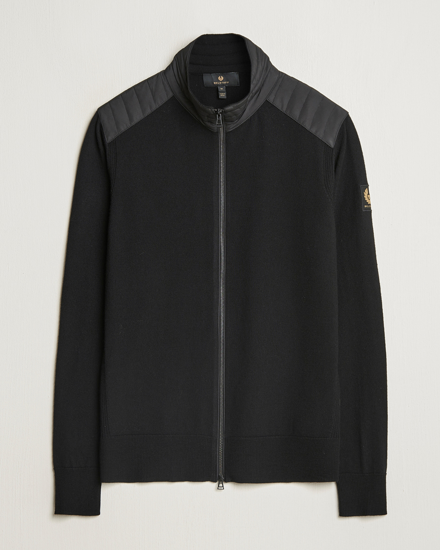 Mies | Puserot | Belstaff | Kelby Zip Cardigan Black