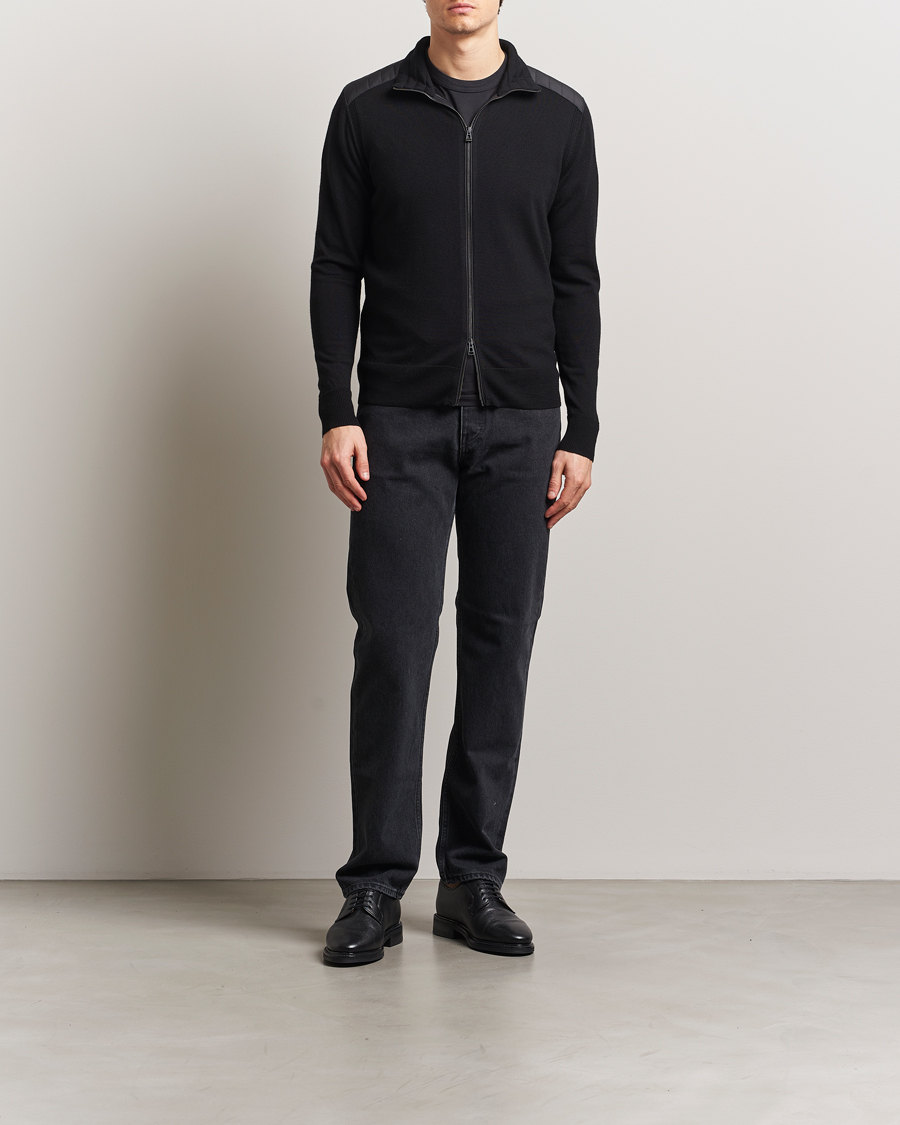 Mies | Puserot | Belstaff | Kelby Zip Cardigan Black