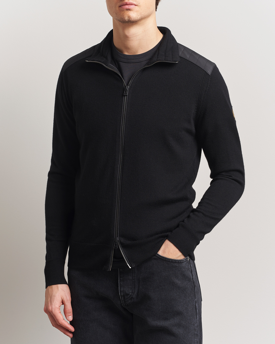 Mies | Puserot | Belstaff | Kelby Zip Cardigan Black