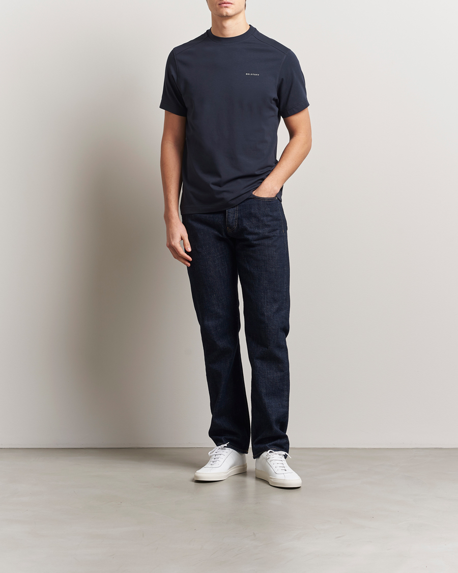 Mies | T-paidat | Belstaff | Alloy Cotton T-Shirt Navy