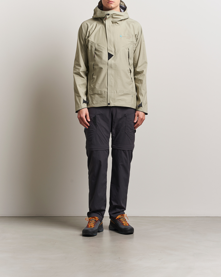 Mies | Takit | Klättermusen | Asynja Lightweight Waterproof Jacket Silver Green