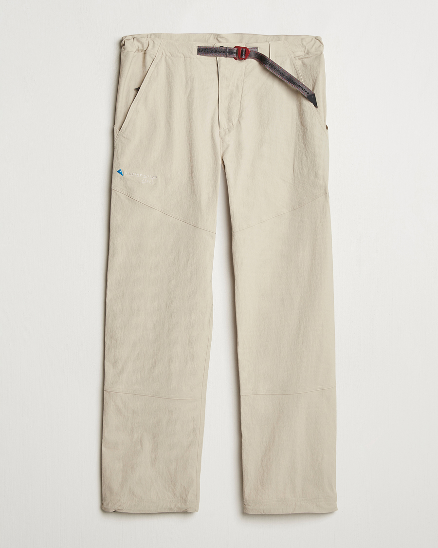 Mies | Housut | Klättermusen | Asar Function Pants Fossil Tan