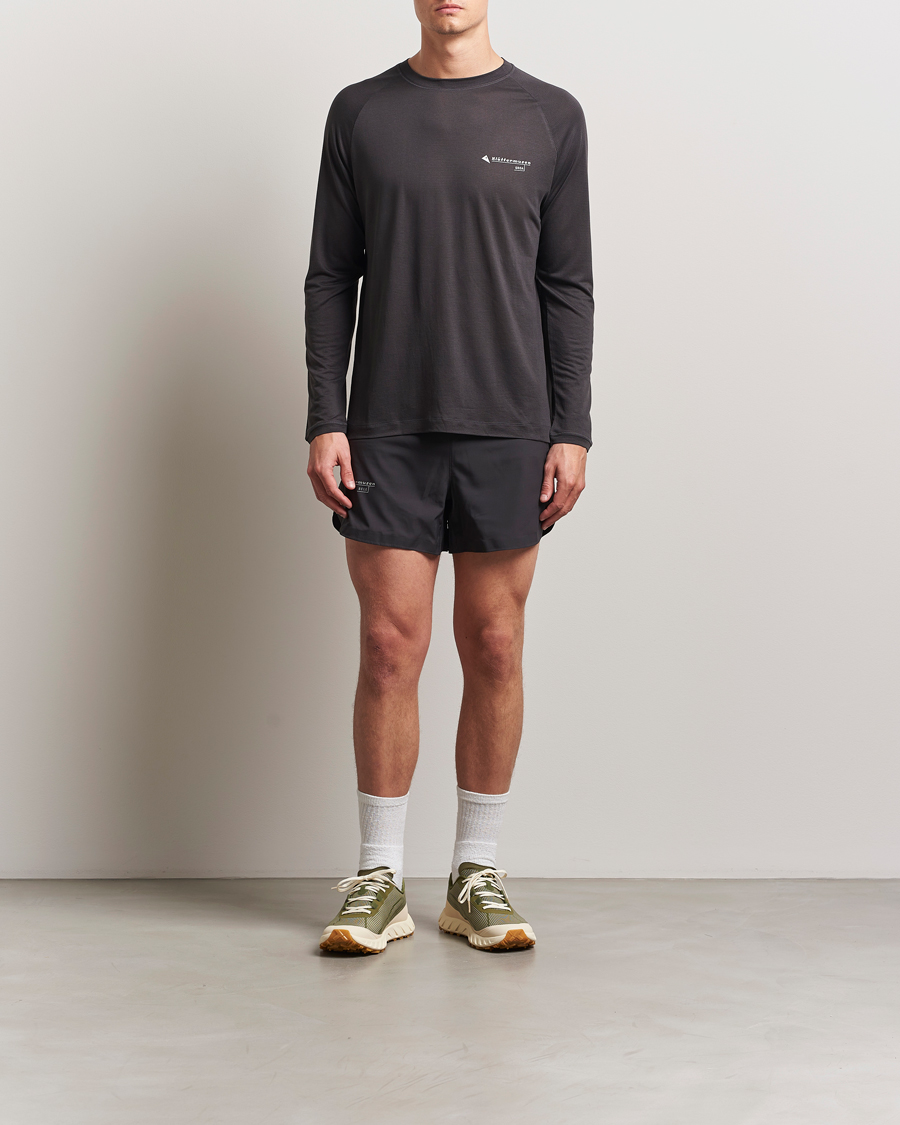 Mies | T-paidat | Klättermusen | Groa Long Sleeve T-Shirt Raven