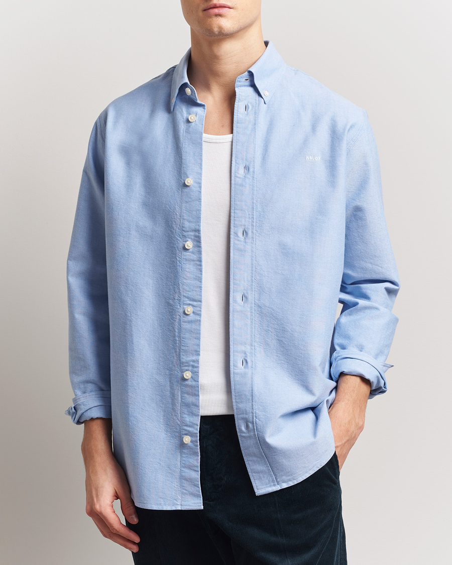 Mies | Kauluspaidat | NN07 | Colby Oxford Shirt Light Blue