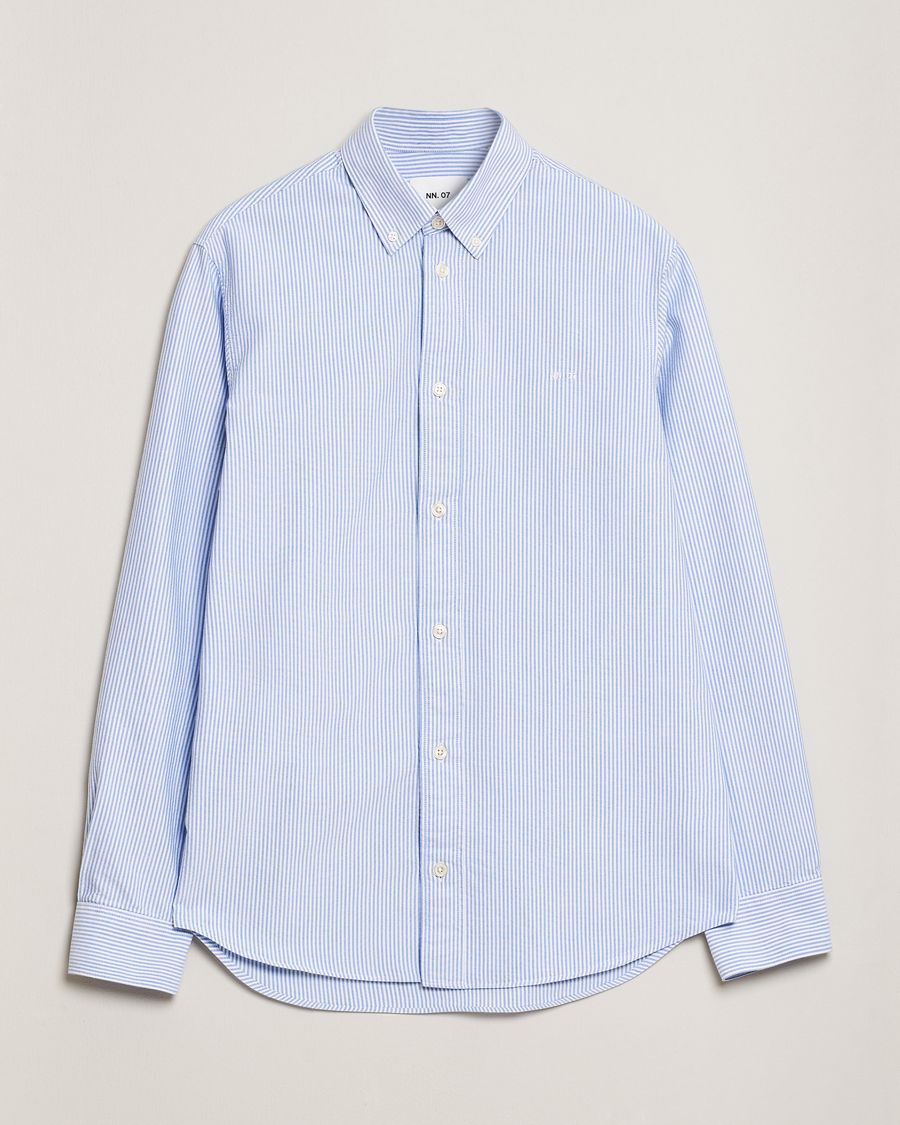 Mies | Kauluspaidat | NN07 | Colby Oxford Shirt Blue/White